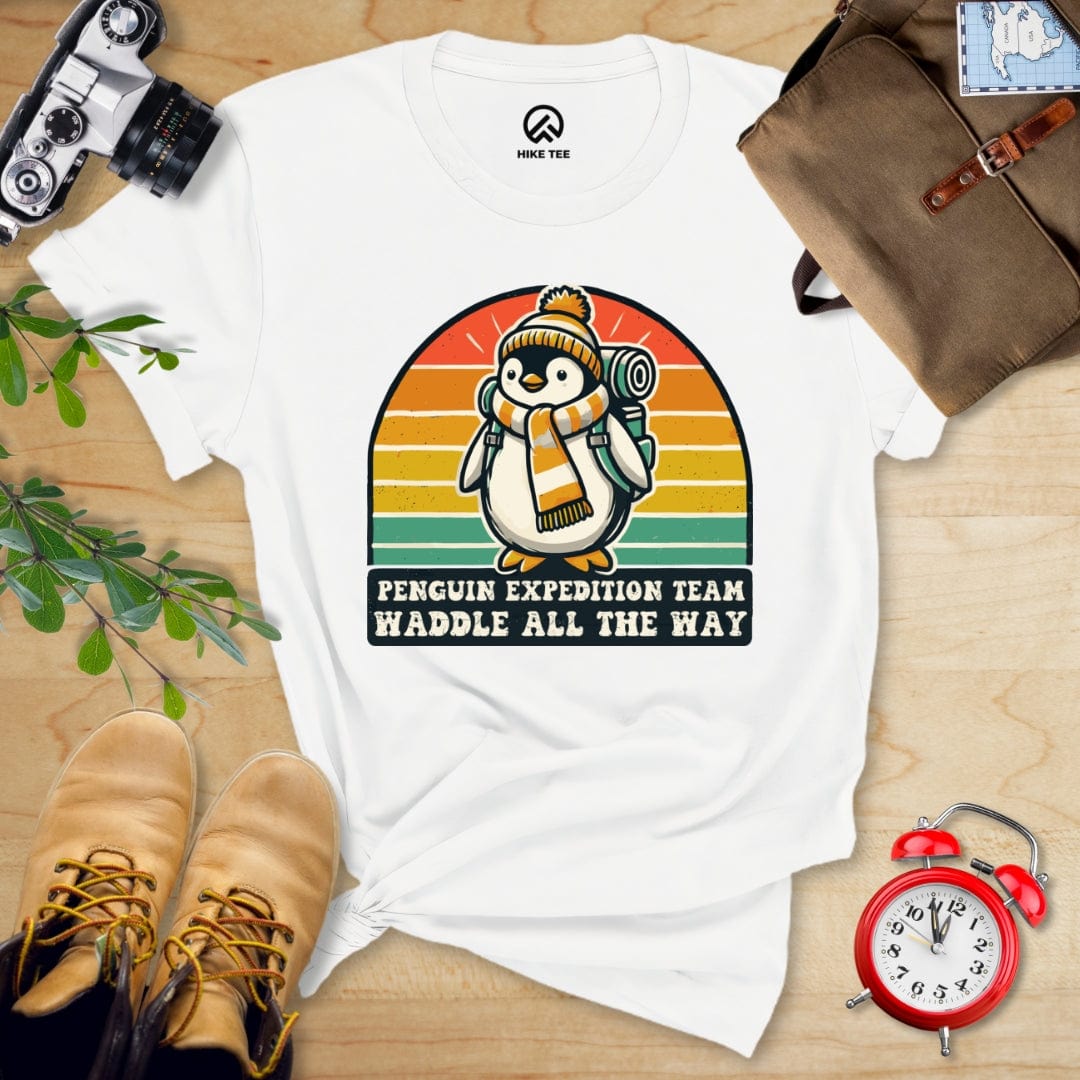Hike Tee T-Shirt White / S Penguin Expedition Team Shirt