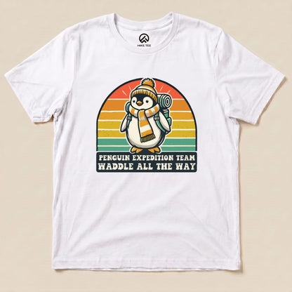 Penguin Expedition Team Shirt Hike Tee T-Shirt White / S