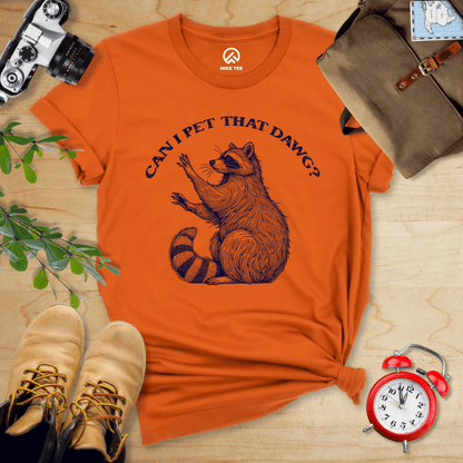 Hike Tee T-Shirt Autumn / S Pet That Dawg Raccoon Shirt