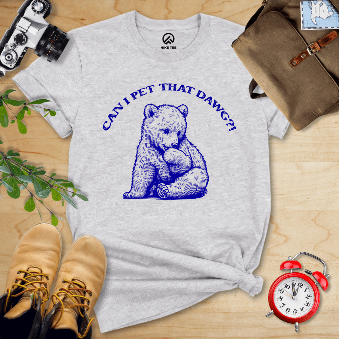Hike Tee T-Shirt Athletic Heather / S Pet That Dawg Shirt