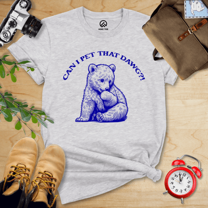 Hike Tee T-Shirt Athletic Heather / S Pet That Dawg Shirt