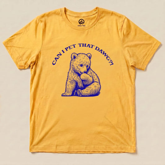 Hike Tee T-Shirt Gold / S Pet That Dawg Shirt