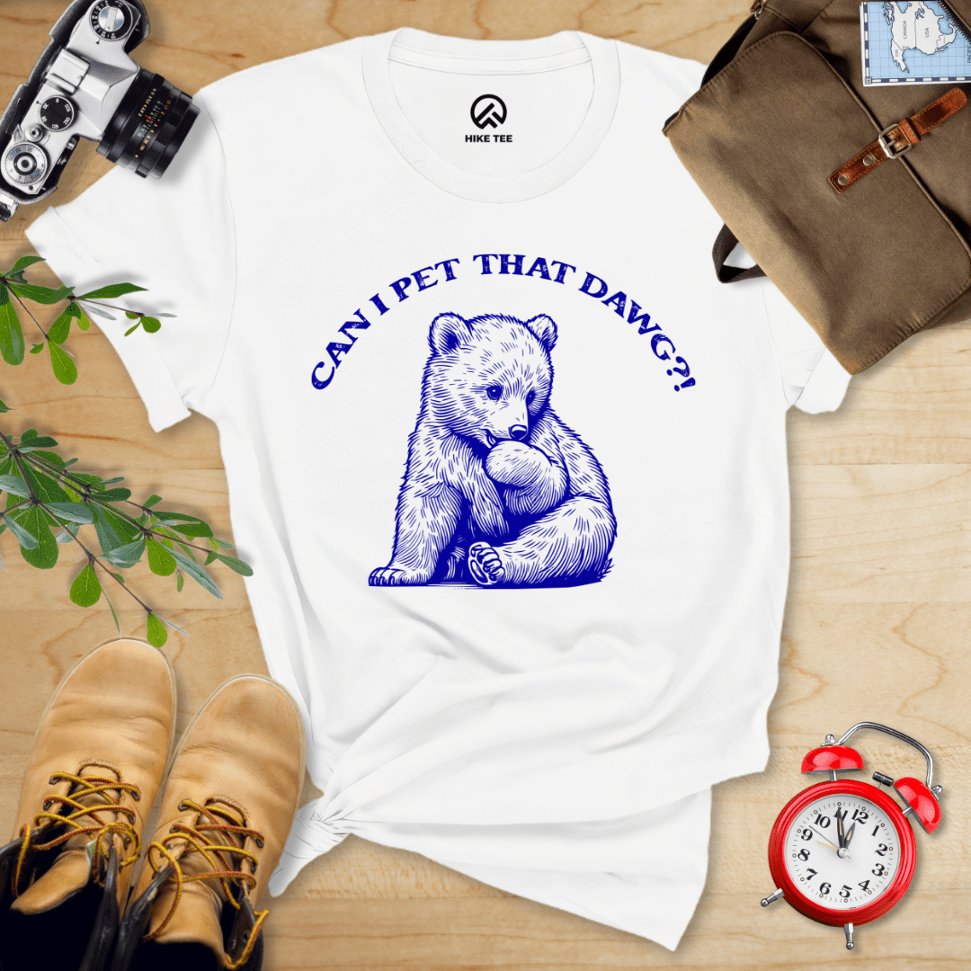 Hike Tee T-Shirt White / S Pet That Dawg Shirt