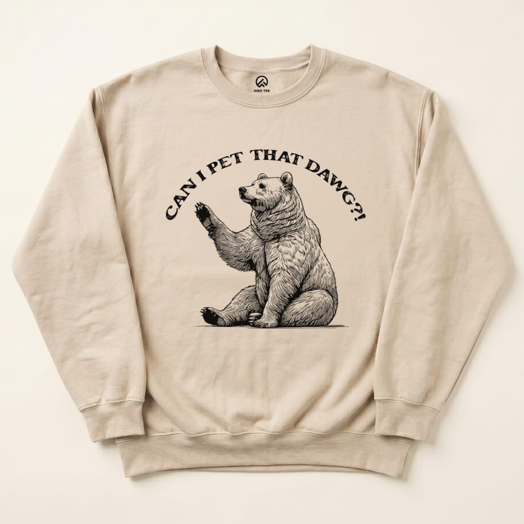 Pet That Dawg Sweatshirt Hike Tee Sweatshirt Sand / S