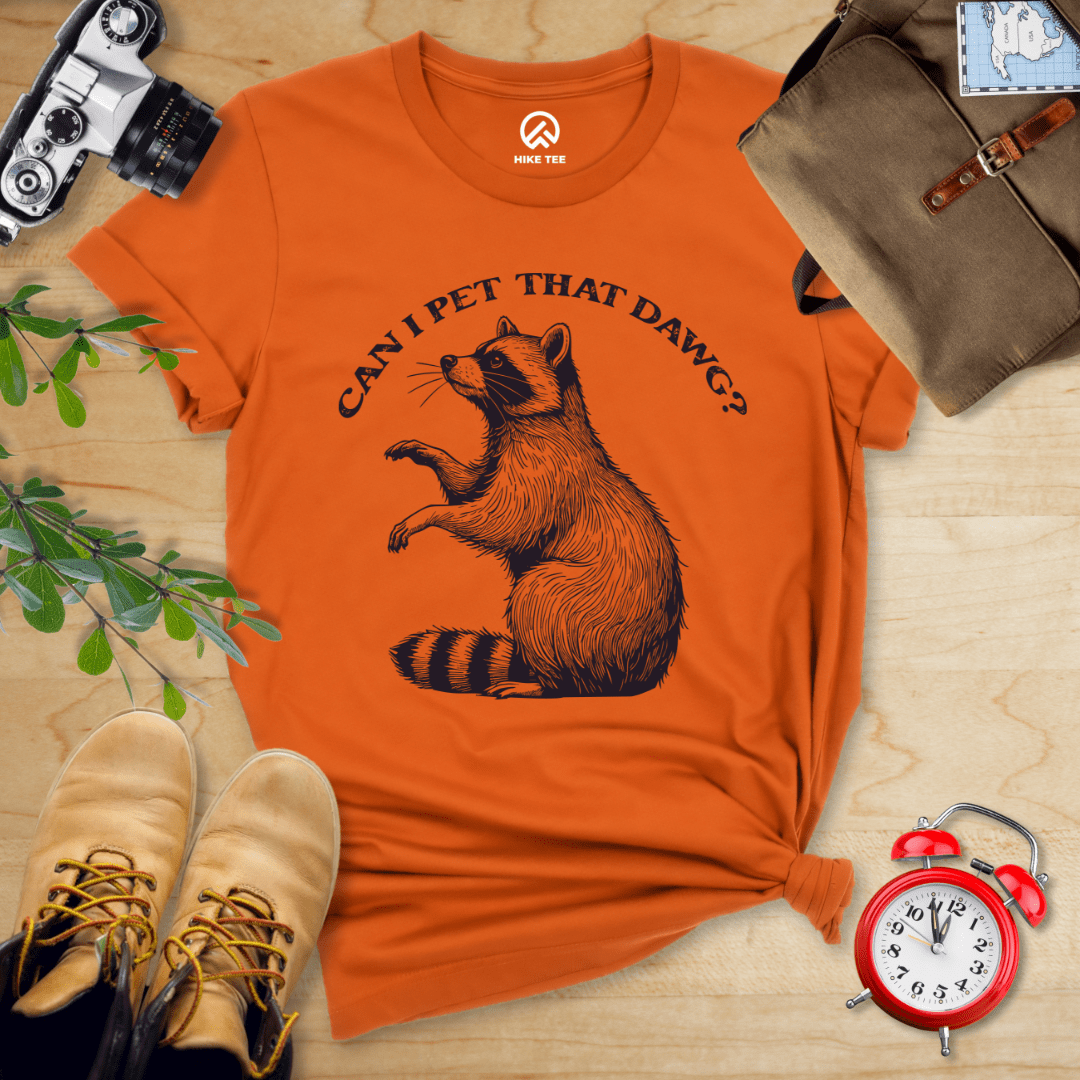 Hike Tee T-Shirt Autumn / S Pet That Raccoon Shirt