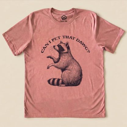 Hike Tee T-Shirt Heather Mauve / S Pet That Raccoon Shirt