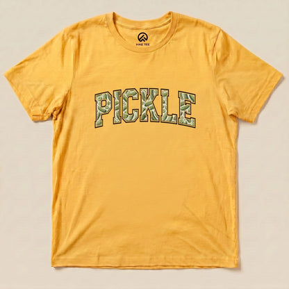 Pickle Camping Shirt Hike Tee T-Shirt Gold / S