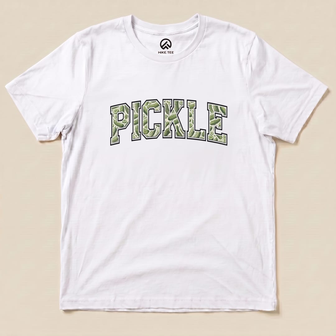 Pickle Camping Shirt Hike Tee T-Shirt White / S