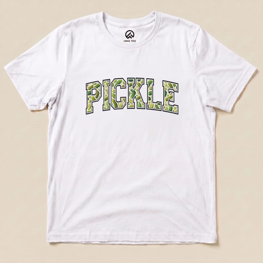 Pickle Shirt Hike Tee T-Shirt White / S