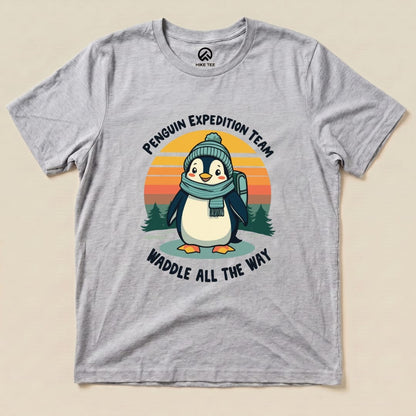 Pinguin Expedition Team Shirt Hike Tee T-Shirt Athletic Heather / S