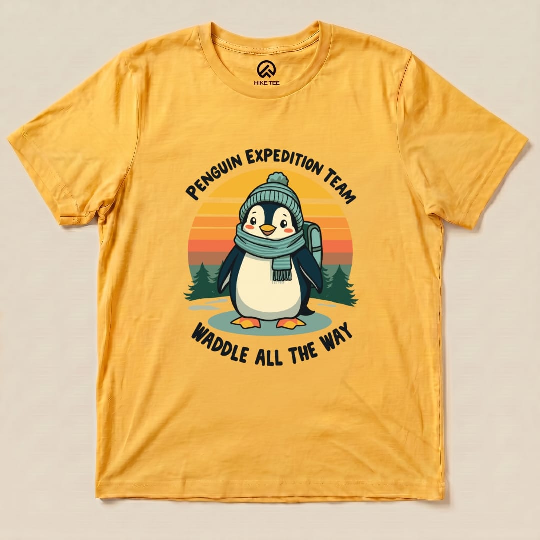 Pinguin Expedition Team Shirt Hike Tee T-Shirt Gold / S