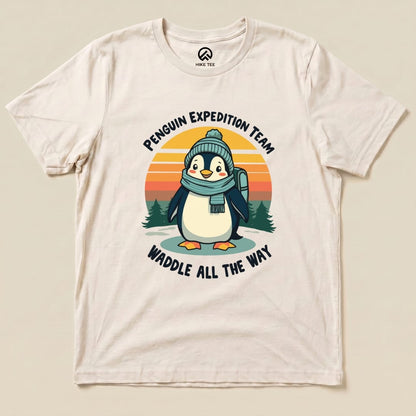 Pinguin Expedition Team Shirt Hike Tee T-Shirt Natural / S