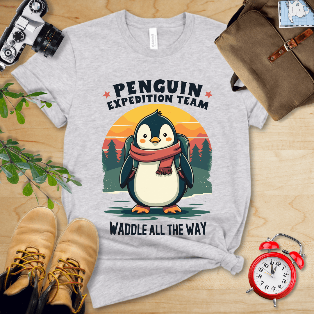 Hike Tee T-Shirt Athletic Heather / S Pinguin Expedition Team