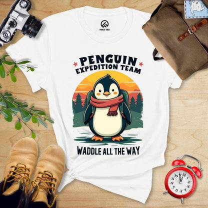 Hike Tee T-Shirt White / S Pinguin Expedition Team