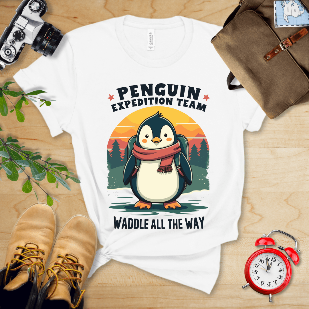 Hike Tee T-Shirt White / S Pinguin Expedition Team