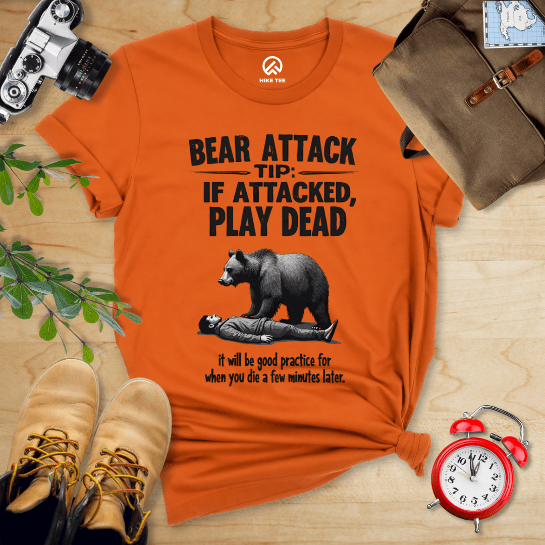 Hike Tee T-Shirt Autumn / S Play Dead Bear Attack Tip Shirt