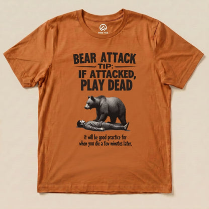 Hike Tee T-Shirt Autumn / S Play Dead Bear Attack Tip Shirt