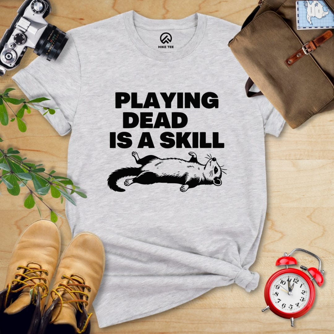 Hike Tee T-Shirt Athletic Heather / S Playing Dead Possum Shirt
