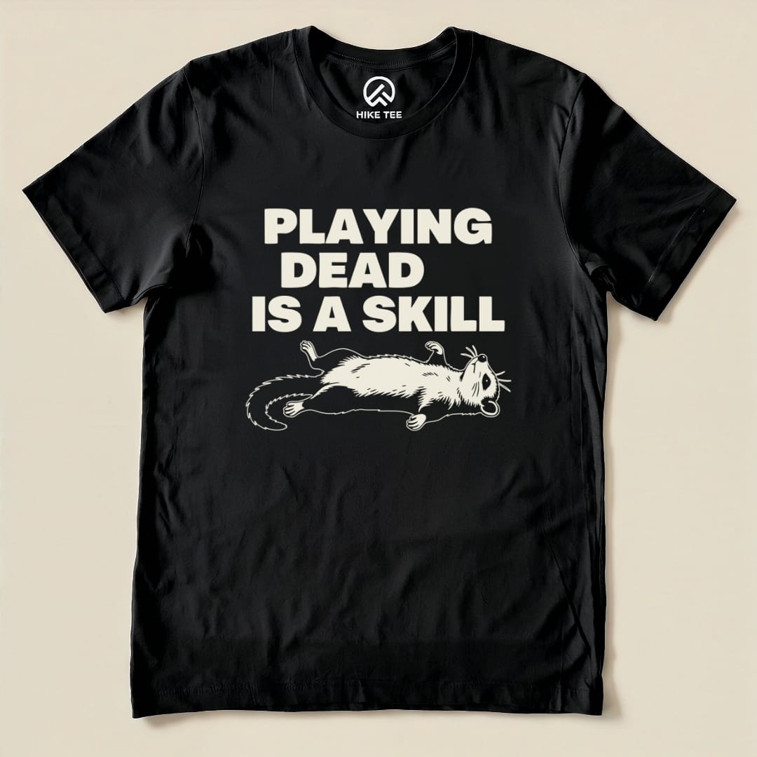 Hike Tee T-Shirt Black / S Playing Dead Possum Shirt