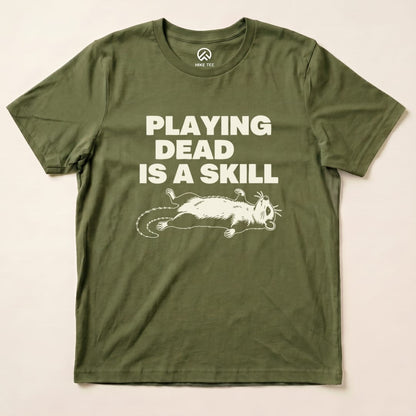 Hike Tee T-Shirt Military Green / S Playing Dead Possum Shirt