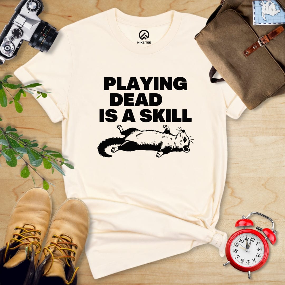 Hike Tee T-Shirt Natural / S Playing Dead Possum Shirt