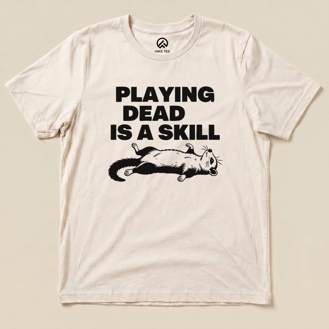 Hike Tee T-Shirt Natural / S Playing Dead Possum Shirt