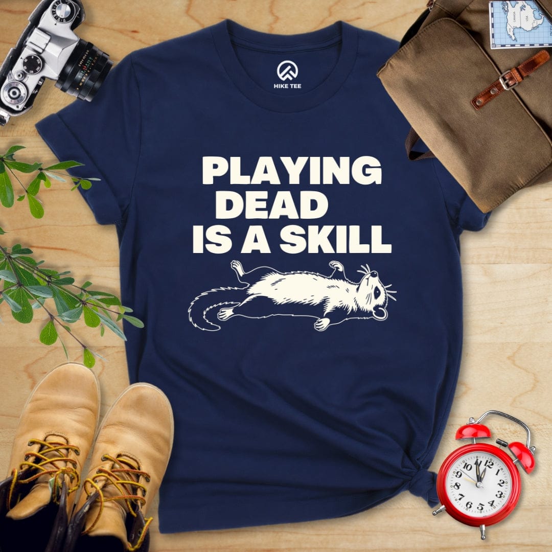 Hike Tee T-Shirt Navy / S Playing Dead Possum Shirt