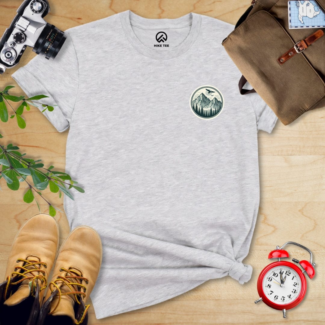 Hike Tee T-Shirt Athletic Heather / S Pocket Graphic Shirt