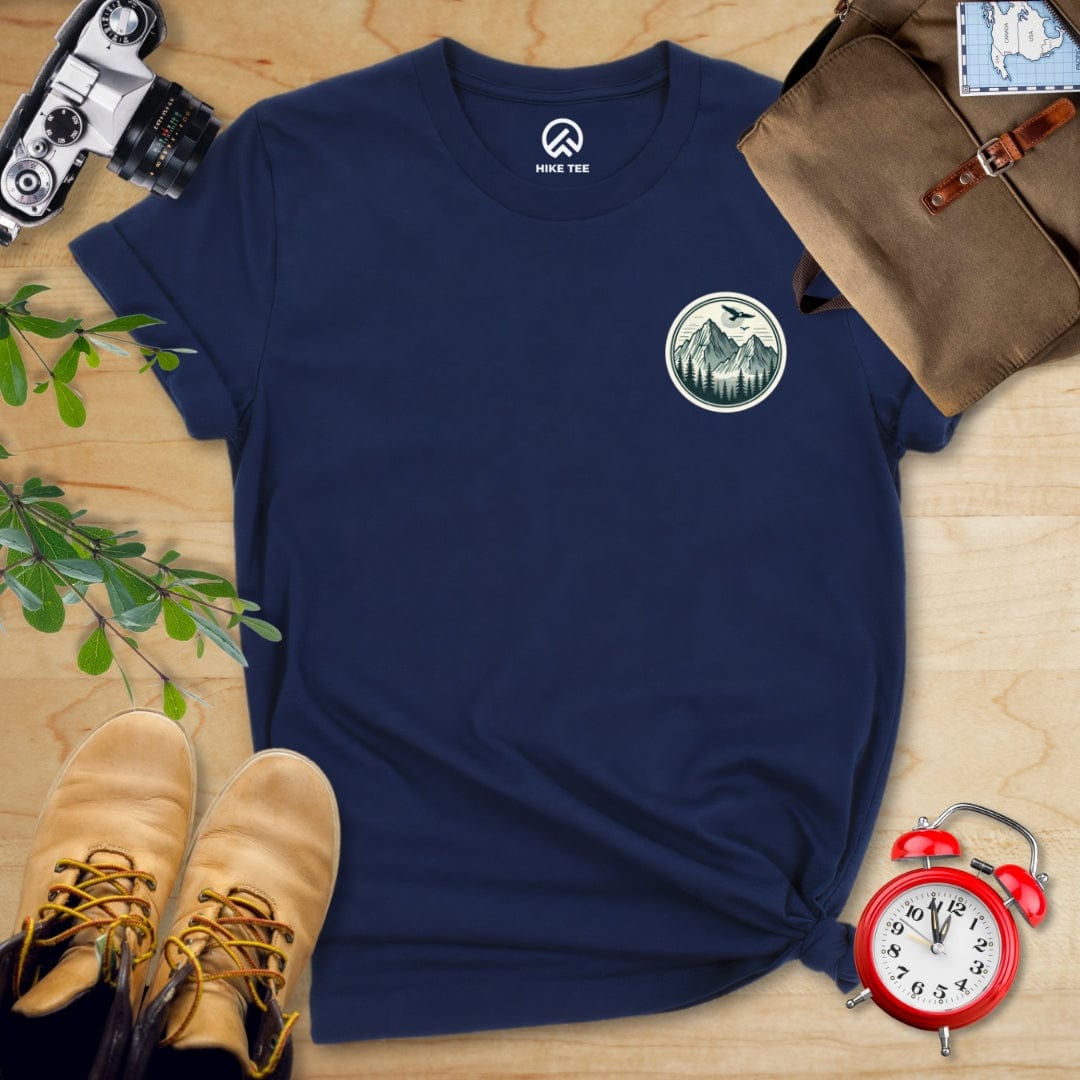 Hike Tee T-Shirt Navy / S Pocket Graphic Shirt