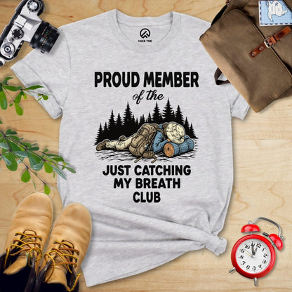 Hike Tee T-Shirt Athletic Heather / S Praud Member of Catching Breath Shirt