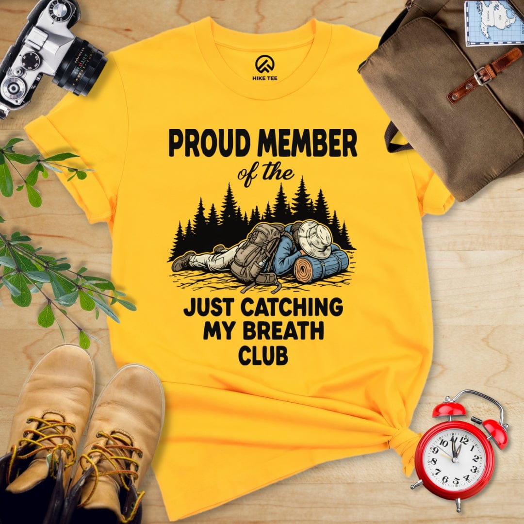Hike Tee T-Shirt Gold / S Praud Member of Catching Breath Shirt