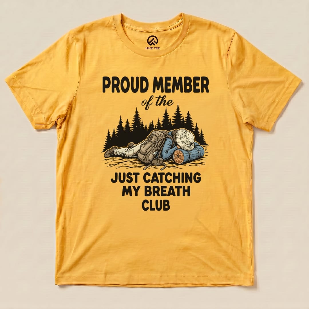 Hike Tee T-Shirt Gold / S Praud Member of Catching Breath Shirt