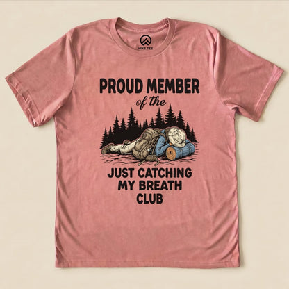 Hike Tee T-Shirt Heather Mauve / S Praud Member of Catching Breath Shirt
