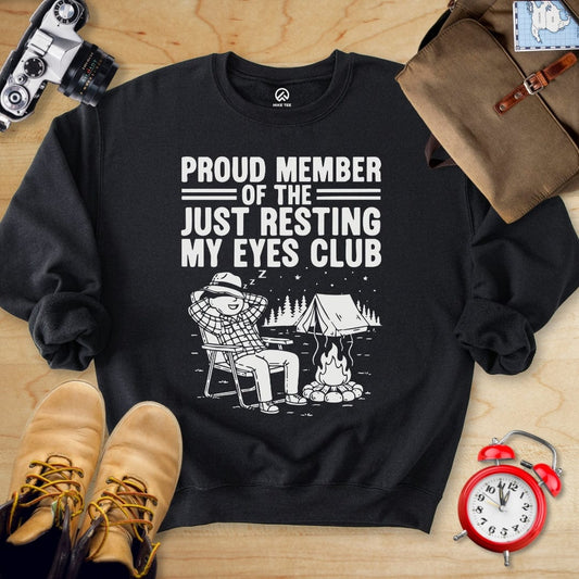 Hike Tee Sweatshirt Black / S Praud Member Sweatshirt