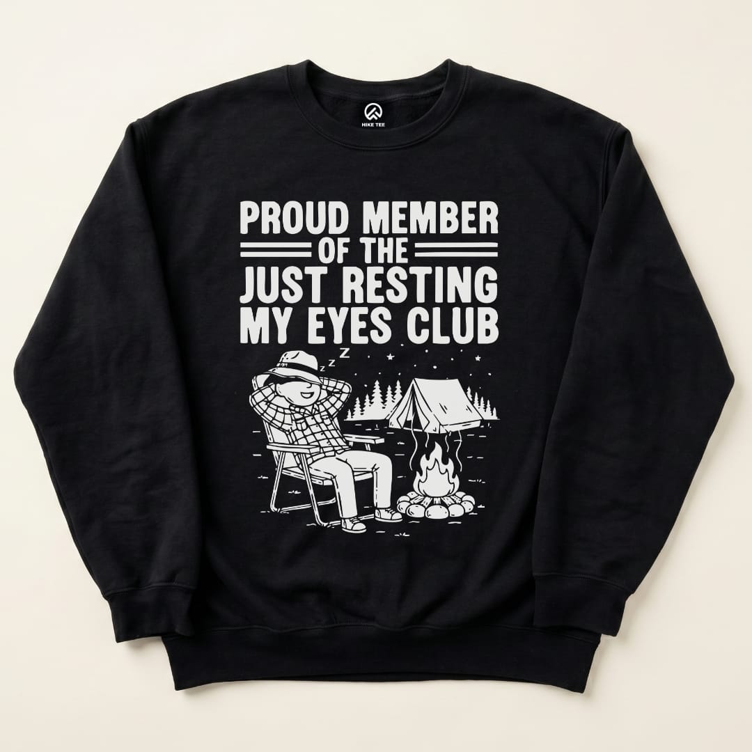 Praud Member Sweatshirt Hike Tee Sweatshirt Black / S