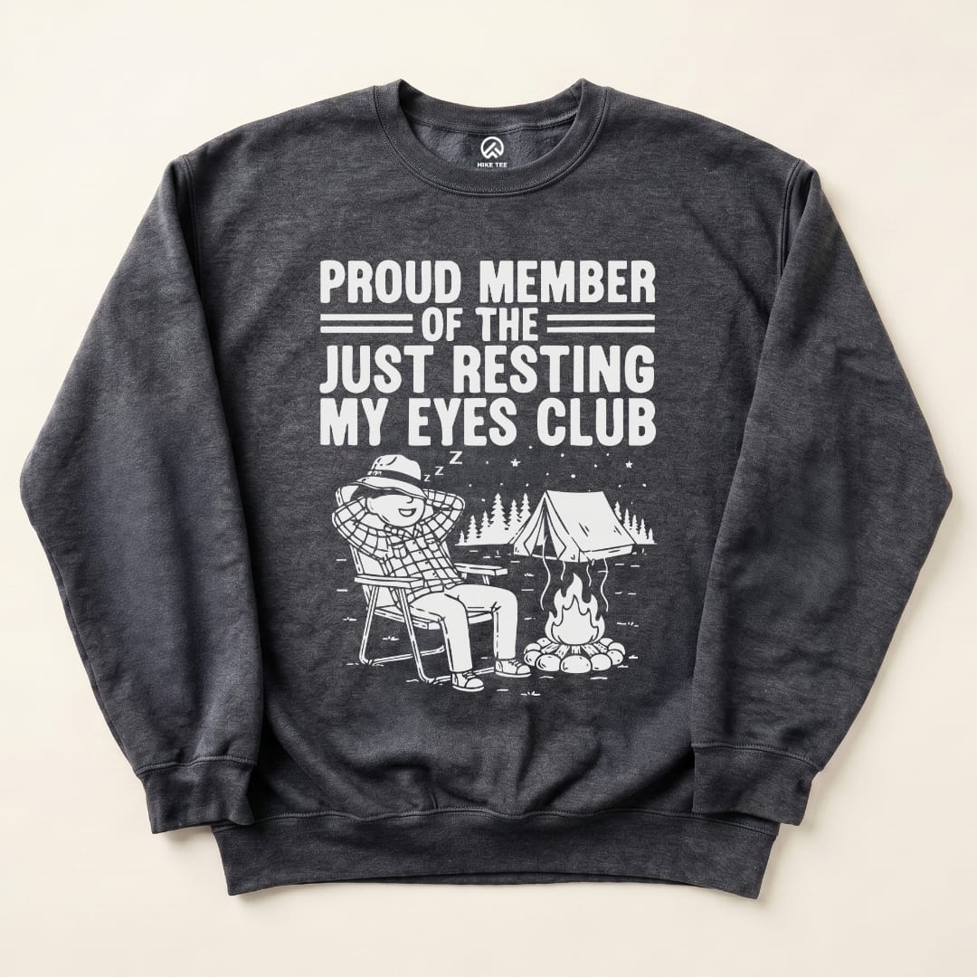 Praud Member Sweatshirt Hike Tee Sweatshirt Dark Heather / S