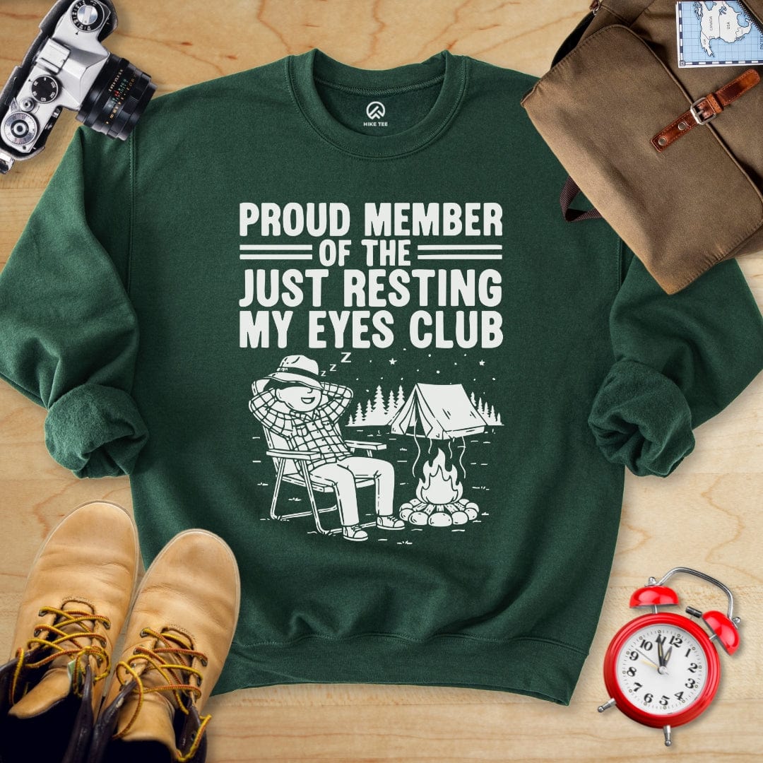 Hike Tee Sweatshirt Forest Green / S Praud Member Sweatshirt