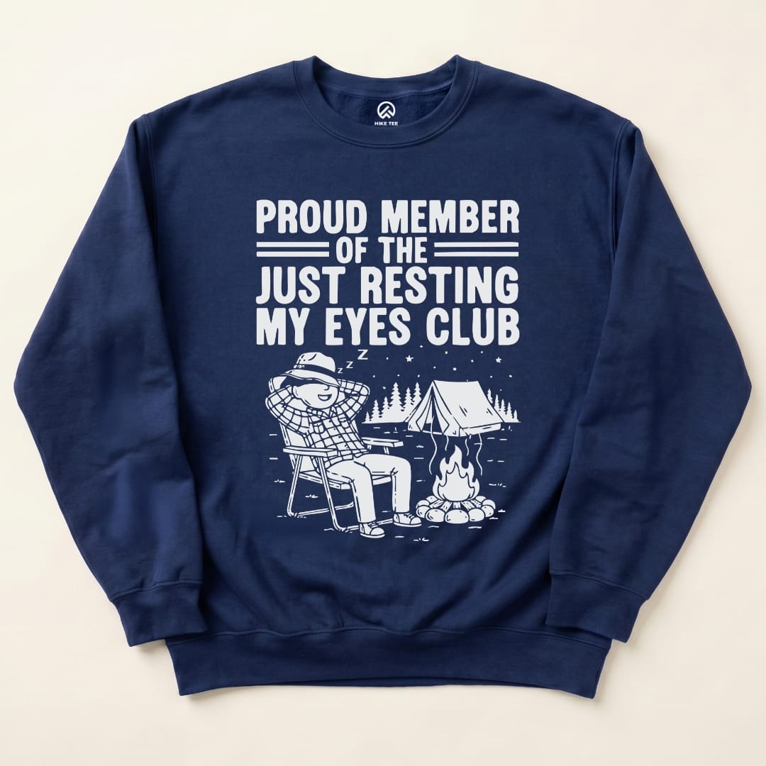 Praud Member Sweatshirt Hike Tee Sweatshirt Navy / S