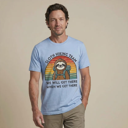 Sloth Hiking Team Shirt - product video