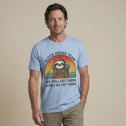 Sloth Hiking Team Shirt - product video