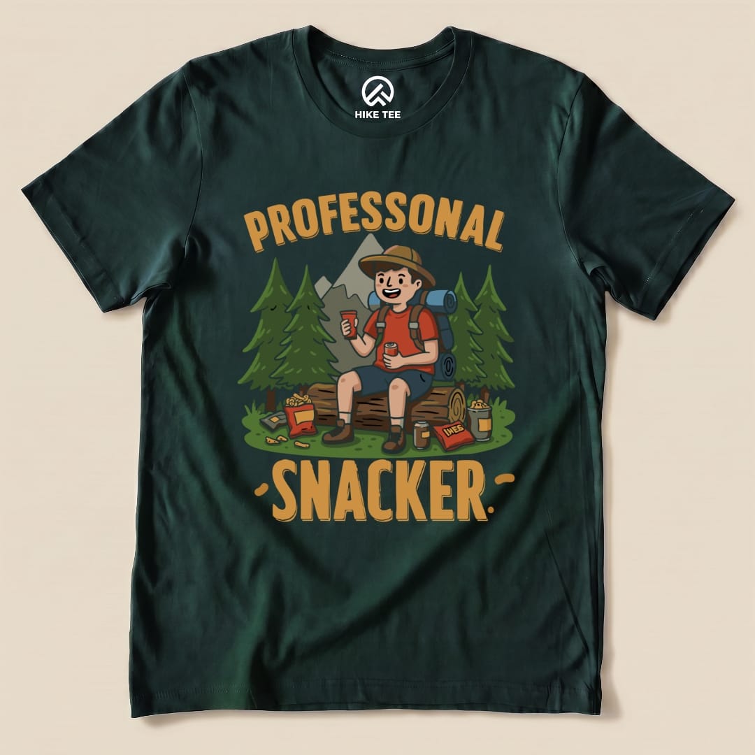 Hike Tee T-Shirt Dark Grey Heather / S Pro Snacker Shirt