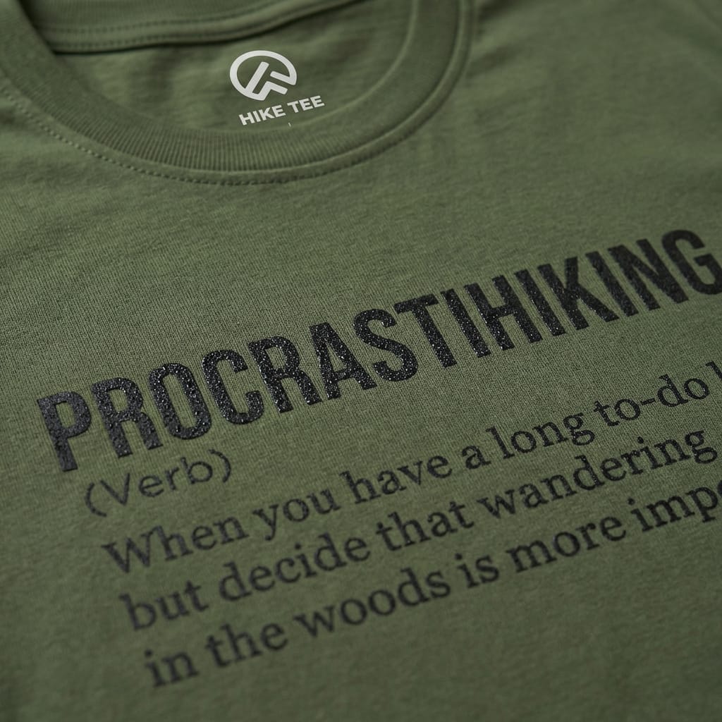 Hike Tee T-Shirt Procrastihiking Definition Shirt