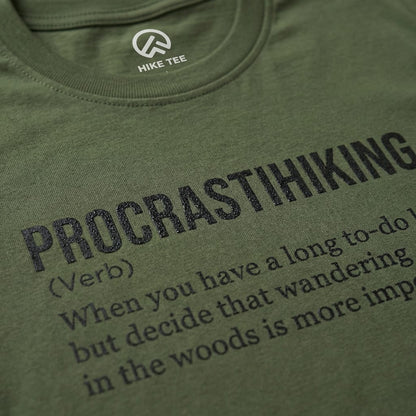 Hike Tee T-Shirt Procrastihiking Definition Shirt