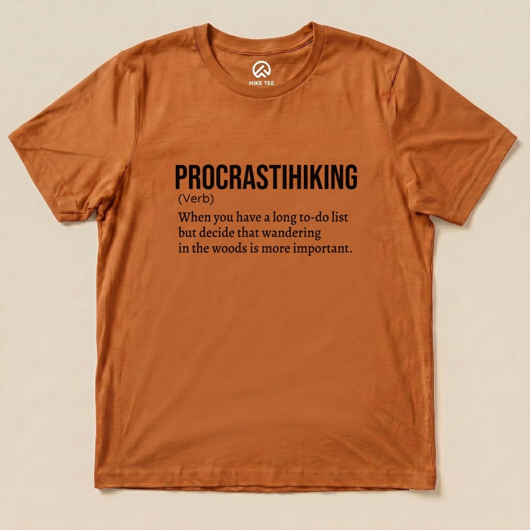 Hike Tee T-Shirt Autumn / S Procrastihiking Definition Shirt