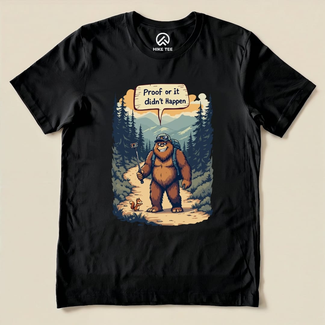 Hike Tee T-Shirt Black / S Proof Bigfoot Shirt