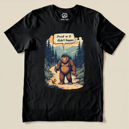 Hike Tee T-Shirt Black / S Proof Bigfoot Shirt
