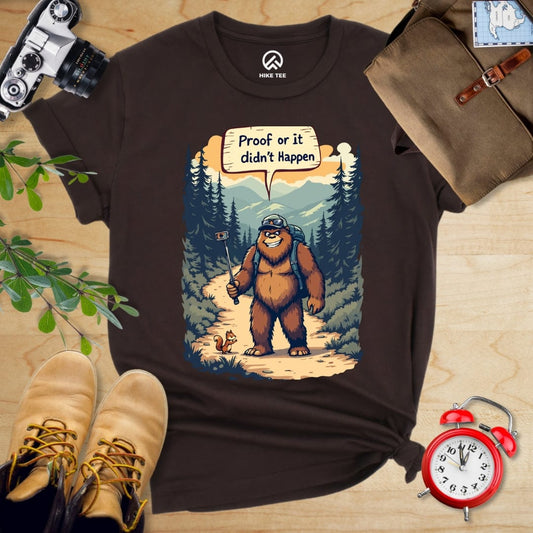 Hike Tee T-Shirt Brown / S Proof Bigfoot Shirt