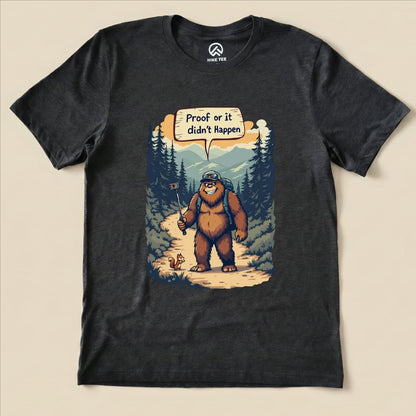 Hike Tee T-Shirt Dark Grey Heather / S Proof Bigfoot Shirt