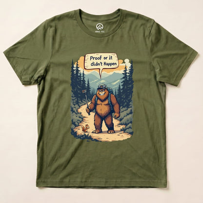 Hike Tee T-Shirt Military Green / S Proof Bigfoot Shirt