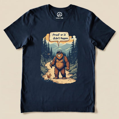 Hike Tee T-Shirt Navy / S Proof Bigfoot Shirt